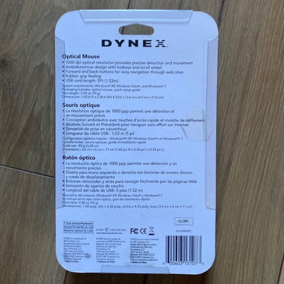 NWT DYNEX Computer Mouse - Picture 2 of 2